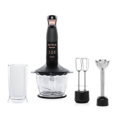 Arnica 12F4 Panna Stick Blender Set Siyah - 1