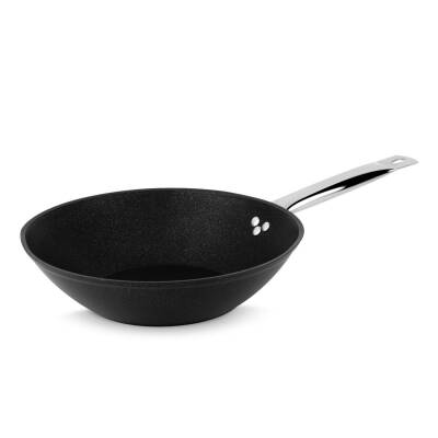 Lines Granit 28 cm Ezme Wok İndiksiyon Tava - 3