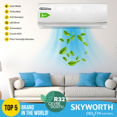 Skyworth 12000 BTU Dc Inverter Klima - 1