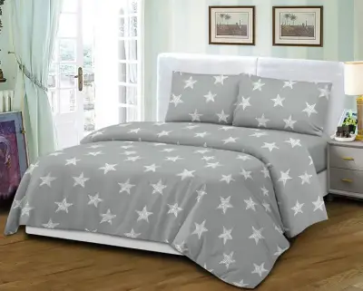Stars Yazlık Mikrosaten Nevresim Takımı Tek / Çift Kişilik - 1