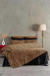 Panthera Saten Nevresim Takımı Çift Kişilik