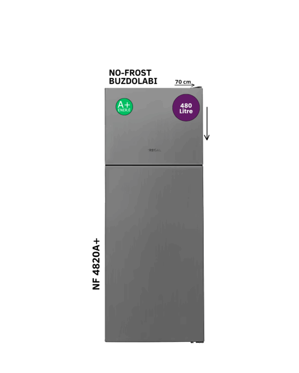 Regal NF 4820 Silver Buzdolabı