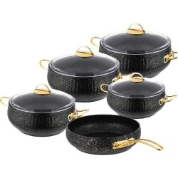 Lines 9 Parça Granit Set