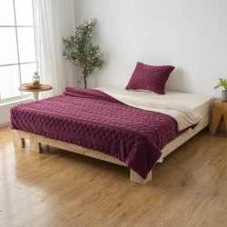 Purple Velvet Nevresim Takımı  Orkide 