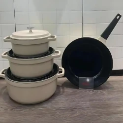7 Parça Döküm Tencere Seti