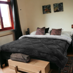 Welsoft Özel Seri Yorgan Çift Kişilik 195x215 cm - Antrasit