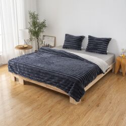 Soff Rabbit Fur Düvet Nevresim Takımı Kışlık