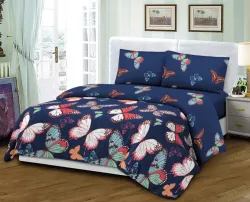 Butterflies Yazlık Mikrosaten Nevresim Takımı Tek / Çift Kişilik