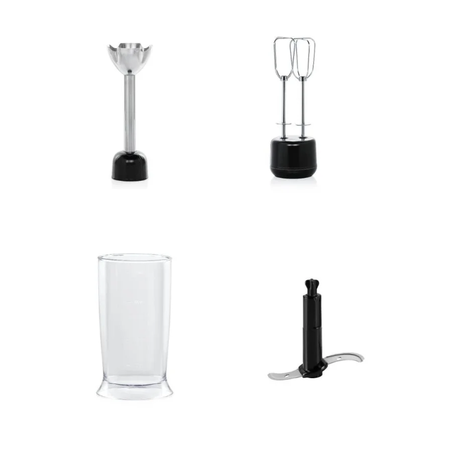 Arnica 12F4 Panna Stick Blender Set Siyah