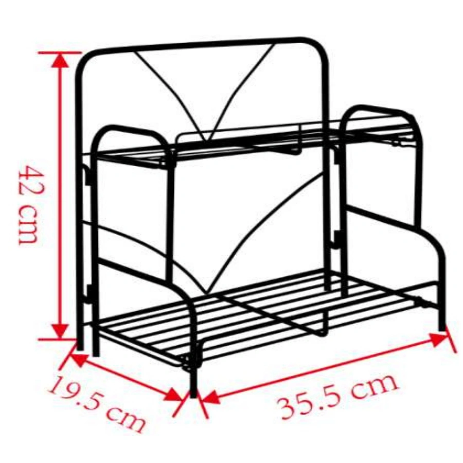 2 Gözlü Multifonksiyonel Raf MJ-2036