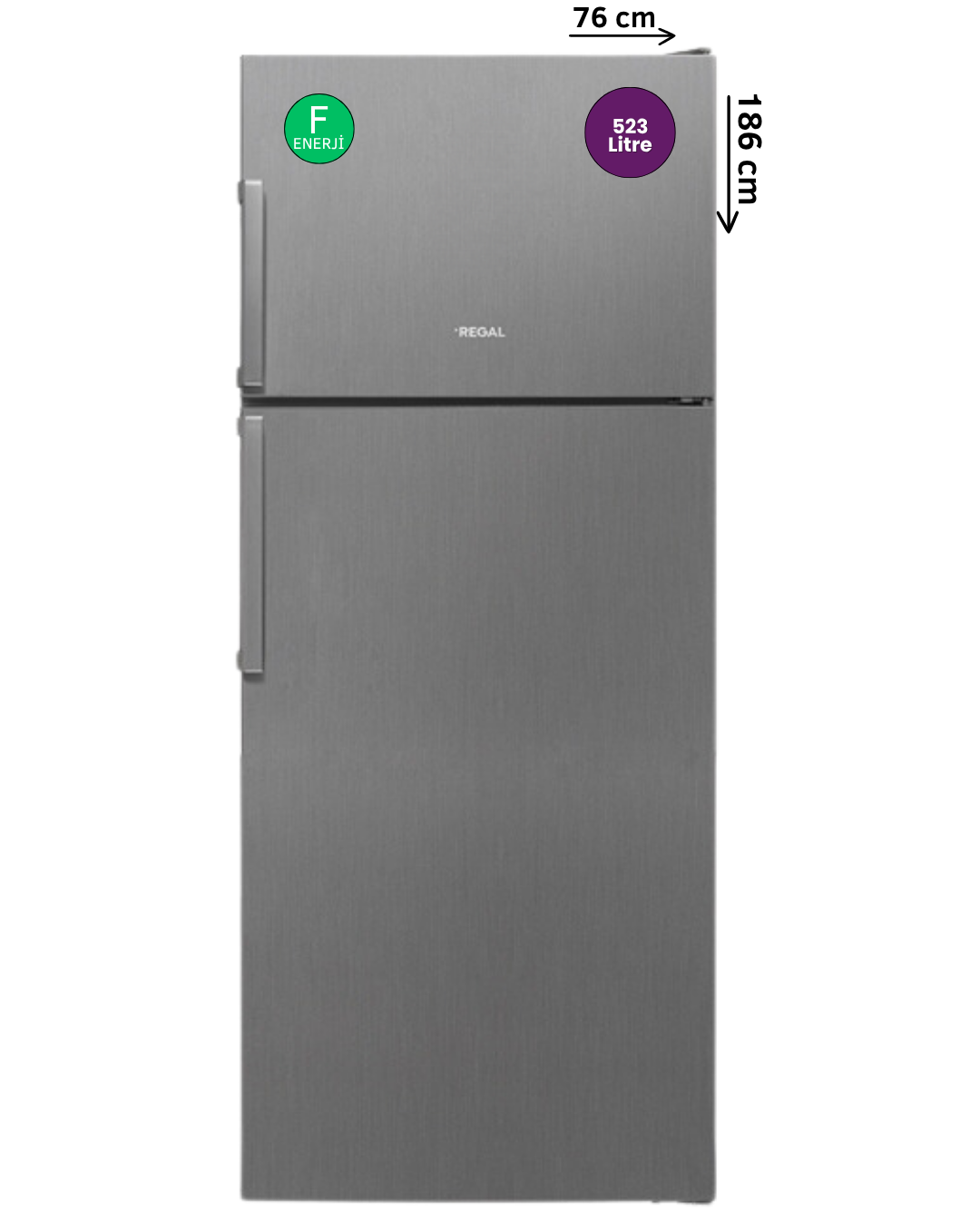  REGAL NF 60021,IG  SILVER,BUZDOLABI