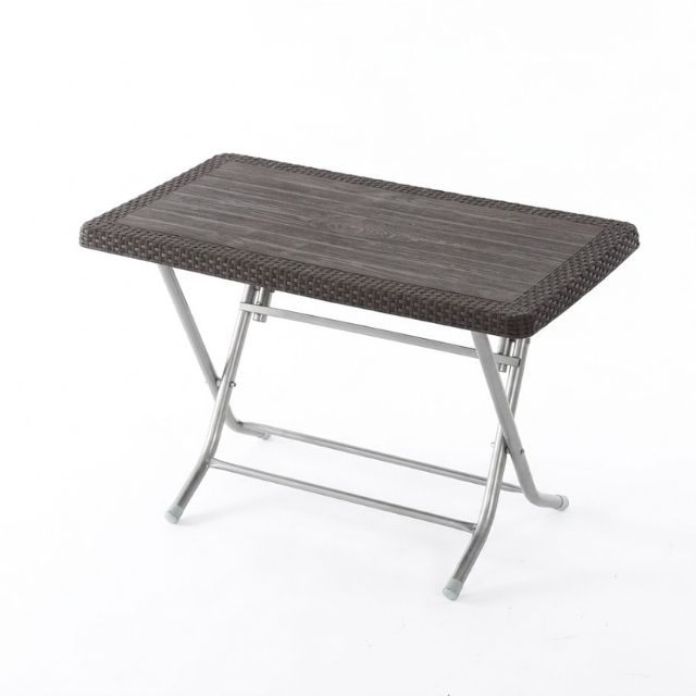 Heniver Rattan 70X120cm Katlanır Masa