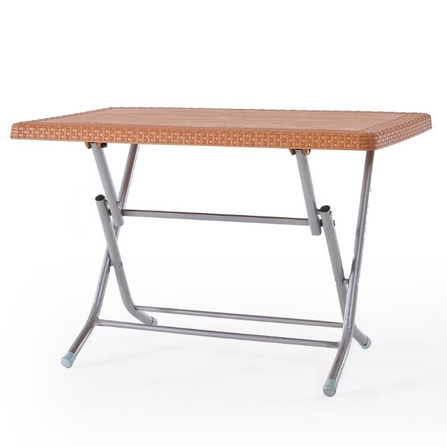 Heniver Rattan 70X120cm Katlanır Masa