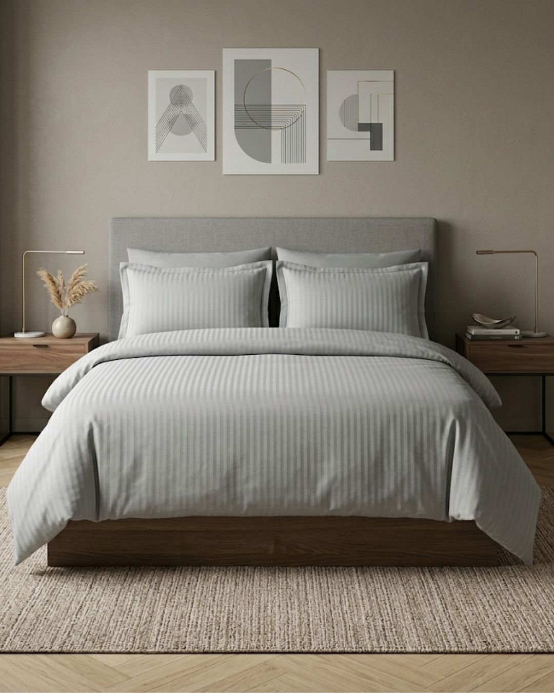 ORKIDE DELUX BAMBU SATEN 185X200 NEVRESIM TAKIMI