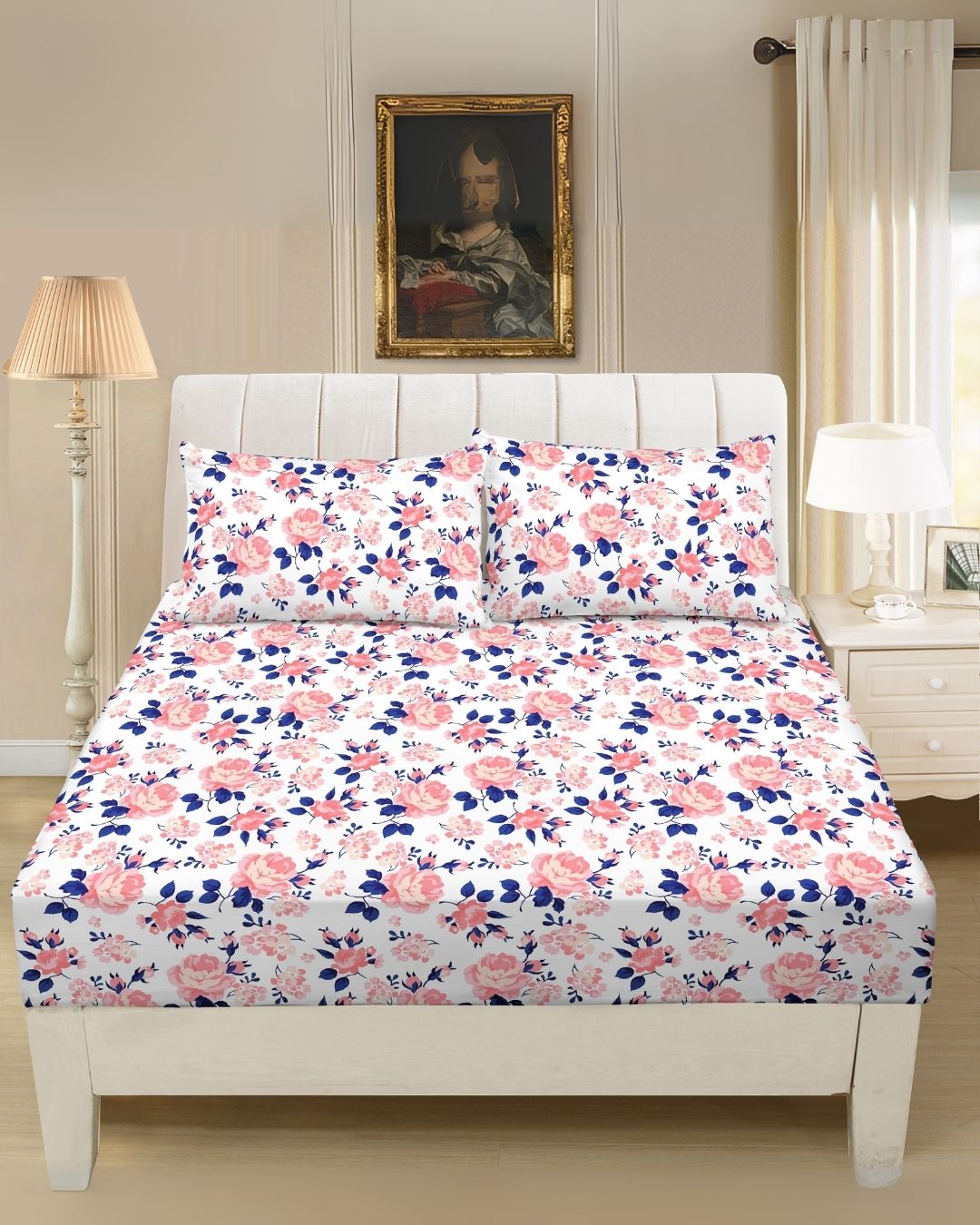 Mikro Saten Fitted Set Battal Boy 180x200 Desenli 