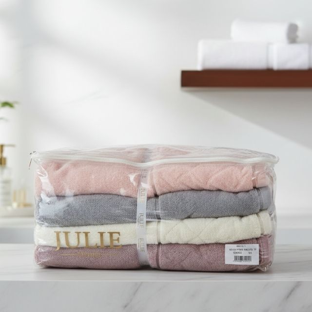 JULIE ASYA 4LU 70X140 KADIFE HAVLU