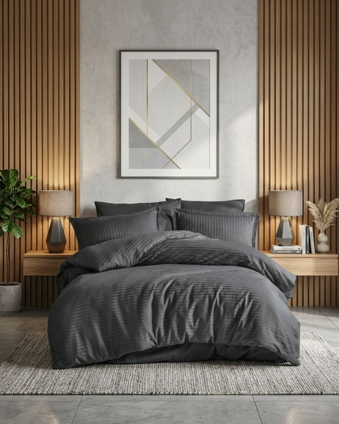 Orkide Delux Bambu Saten Nevresim Takımı Çift Kişilik (165x200)