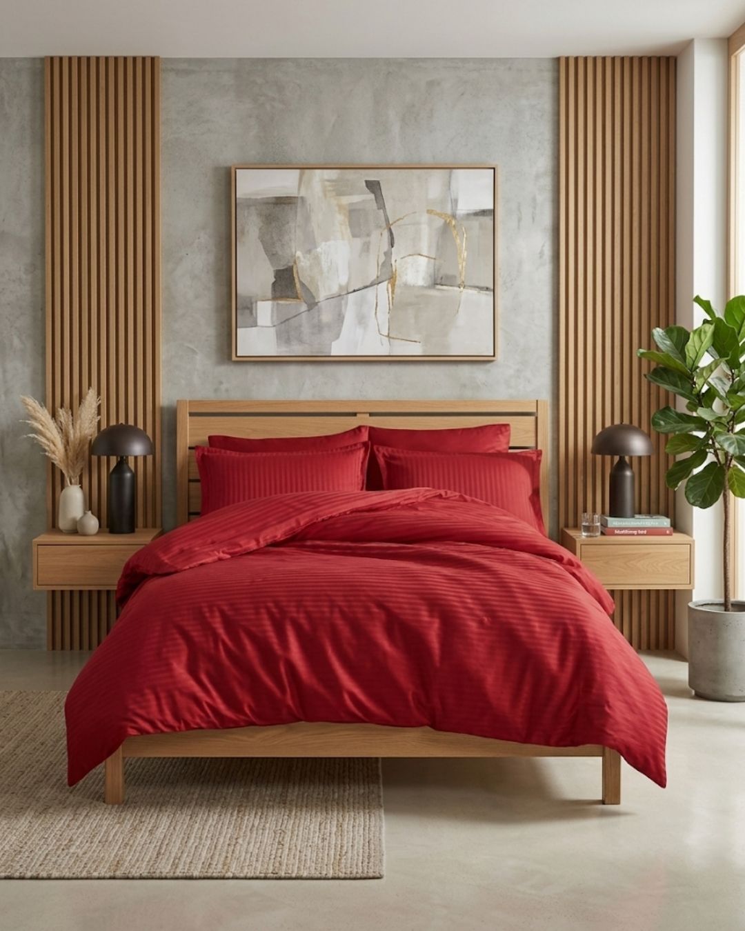 Orkide Delux Bambu Saten Nevresim Takımı Çift Kişilik (165x200)