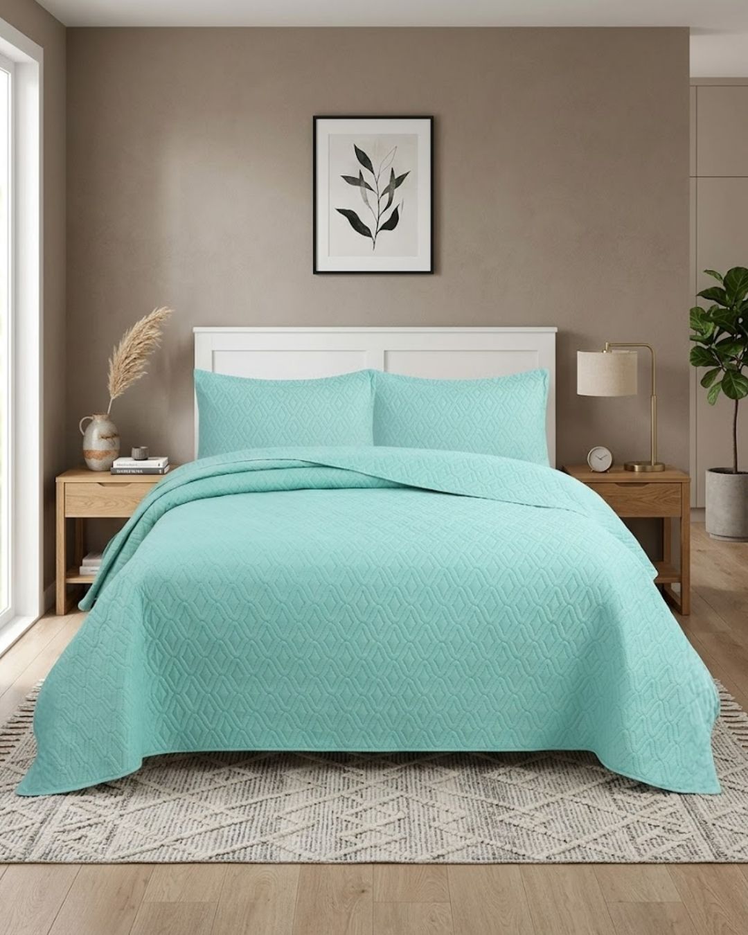 Lüx Yatak Örtüsü Yastık Kılıflı 160x220 