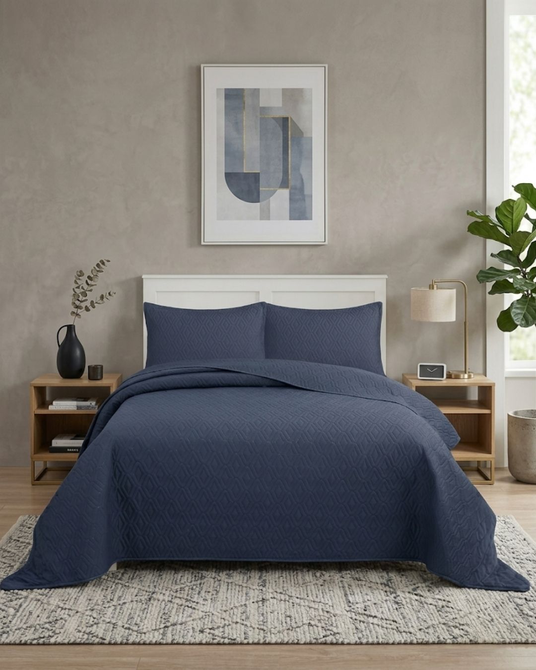 Lüx Yatak Örtüsü Yastık Kılıflı 160x220 