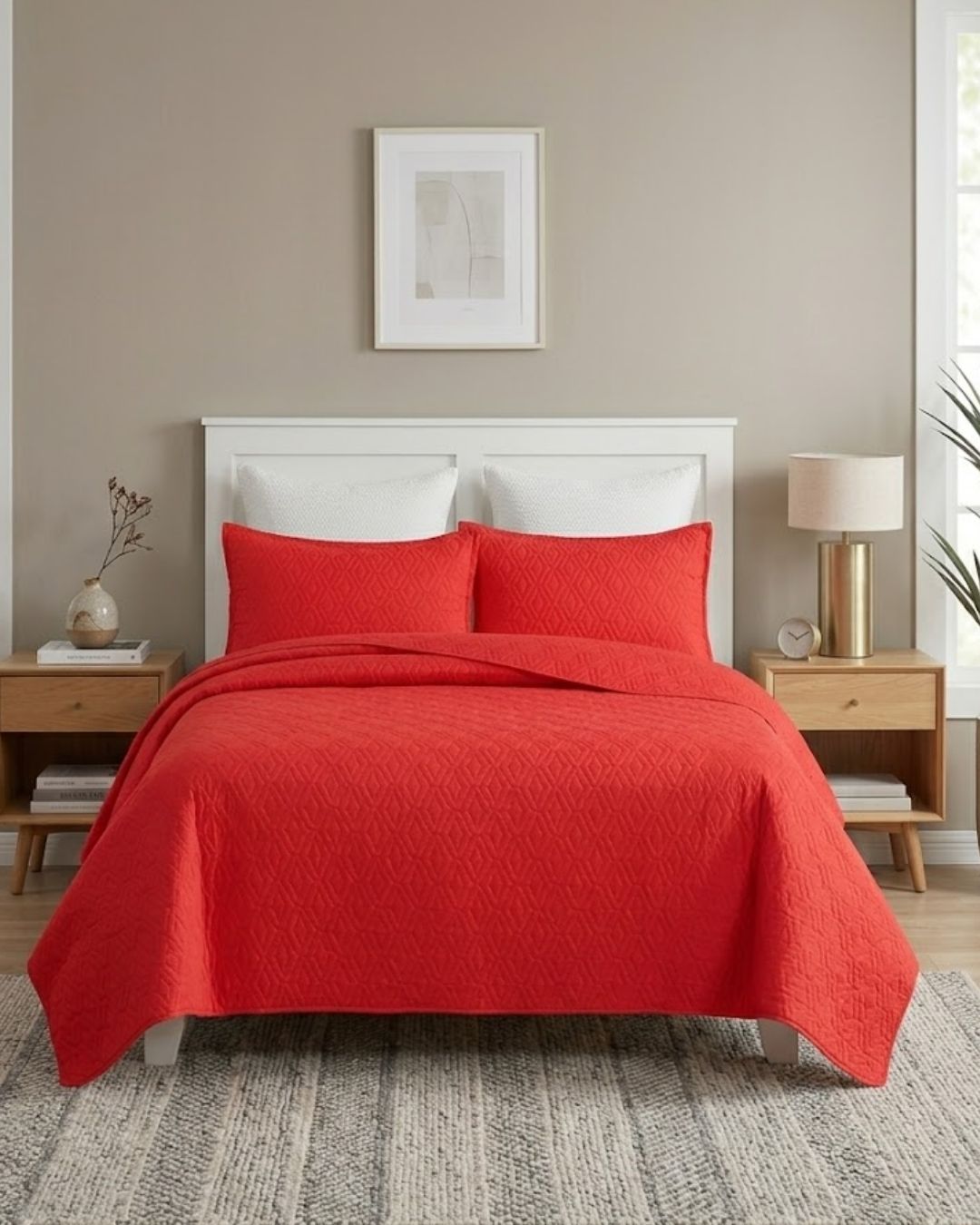 Lüx Yatak Örtüsü 220x240 Yastık Kılıflı 