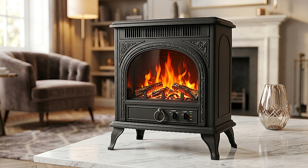   HAUSBERG HB8218 TAŞINABİLİR ŞÖMİNE ISITICI