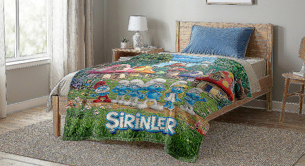 Orkide Welsoft Şirinler Battaniye 180x220 CM