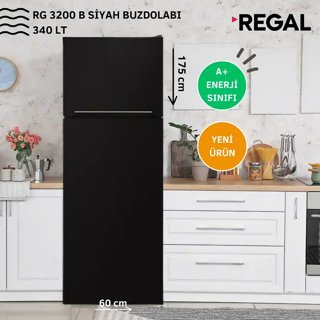 Regal RG 3200 B 340 Litre Buzdolabı