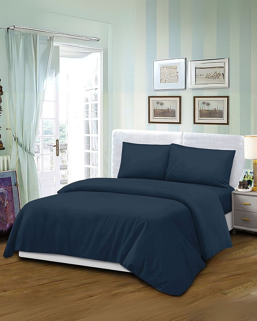 Mikrosaten Nevresim Takımı  Çift Kişilik Düz Renk