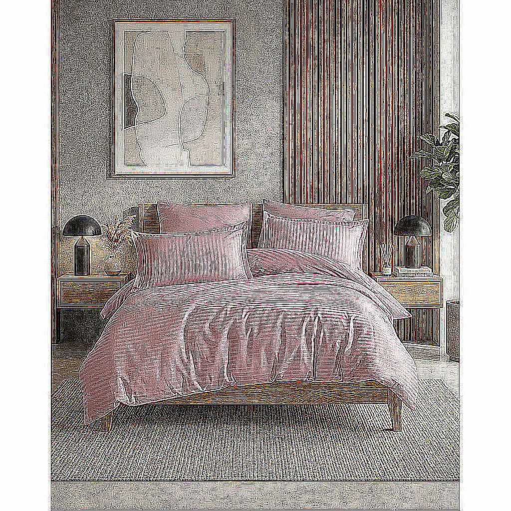 ORKIDE DELUX BAMBU SATEN 185X200 NEVRESIM TAKIMI