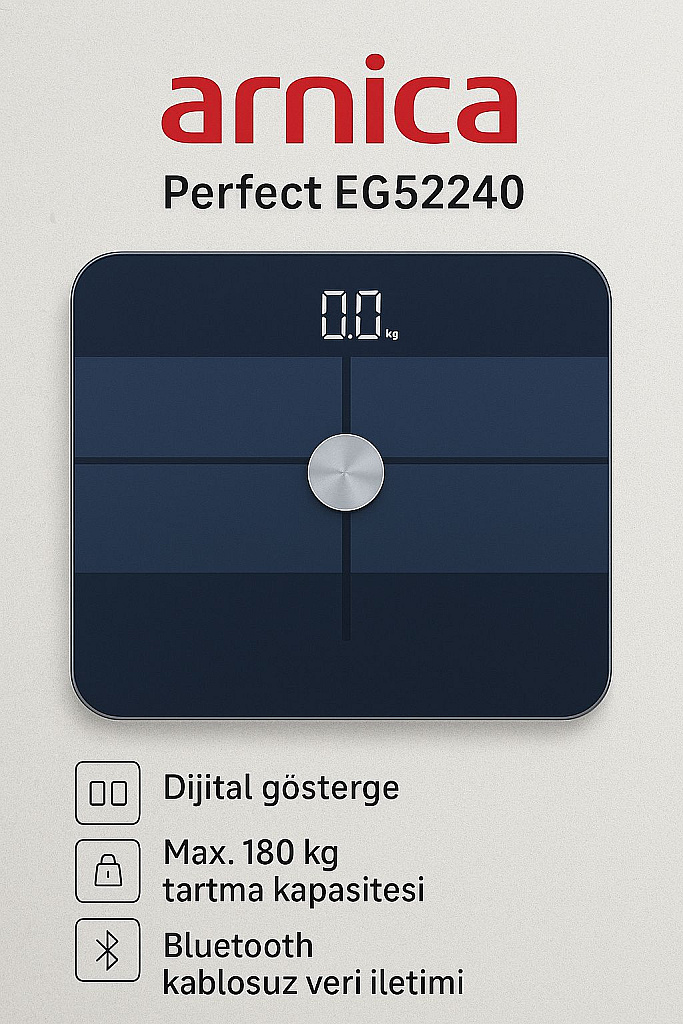 Arnica EG52240 Perfect Bluetooth Baskül 17J1