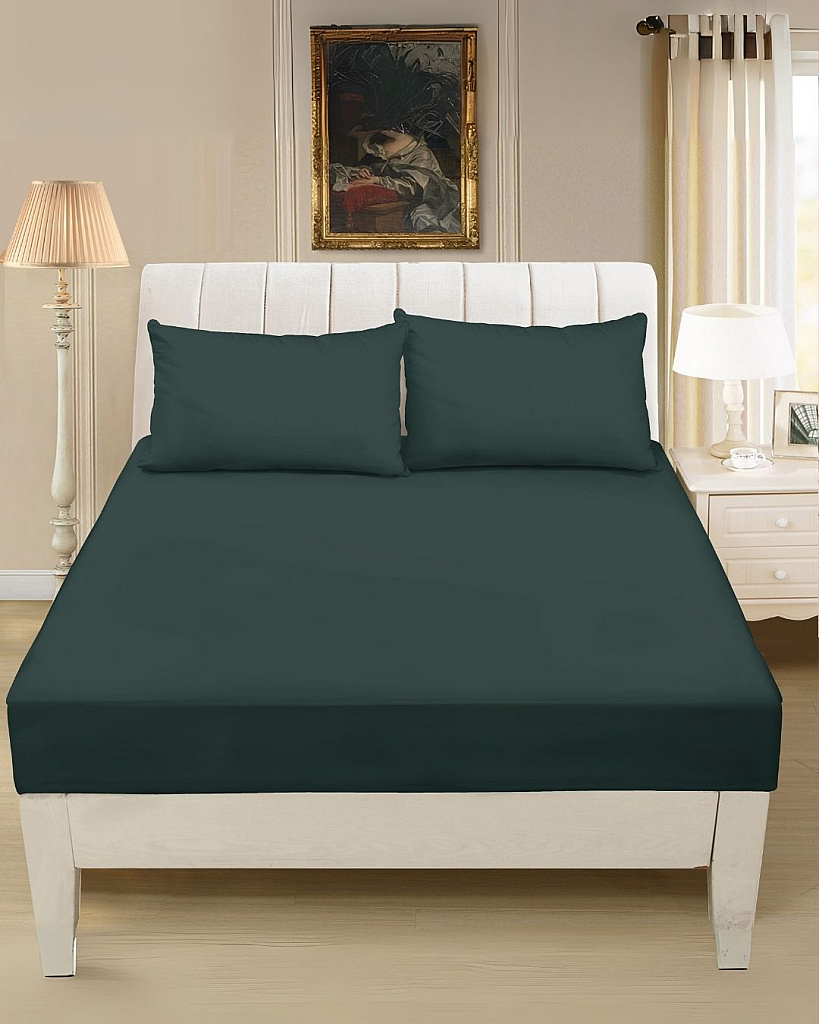 Mikro Saten Fitted Set Tek Kişilik 105x200 Düz Renk 
