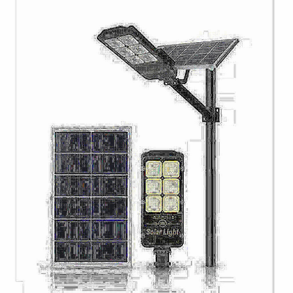 500W Solar Sokak Lambası - A55