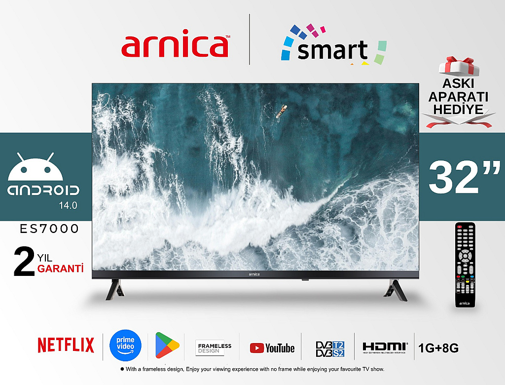ARNICA ES7000 32'' ANDROID TV