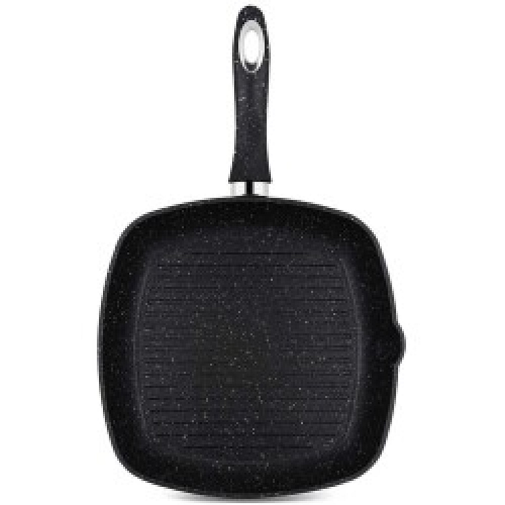 Lines Granit 28Cm Kare Grilll Tava