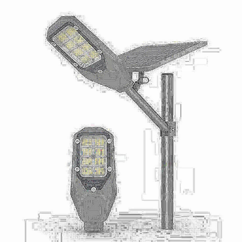1000W Solar Sokak Lambası - A128