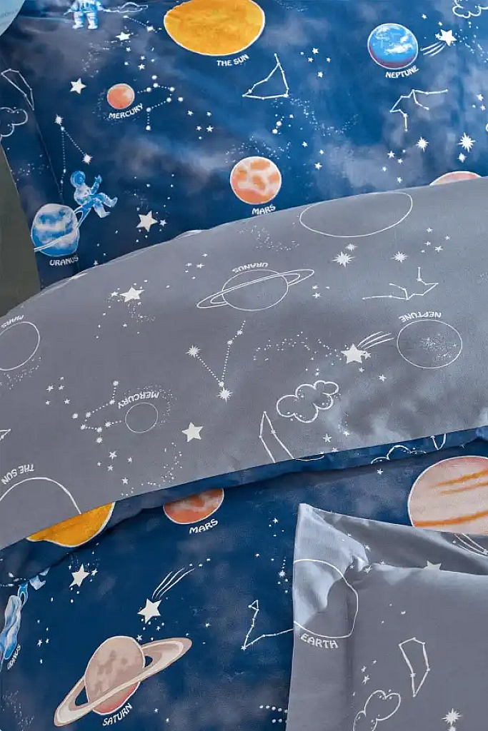 Galaxy %100 Pamuk Çift Kişilik Nevresim Takımı