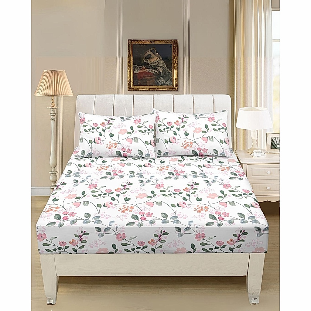 Mikro Saten Fitted Set Battal Boy 180x200 Desenli 