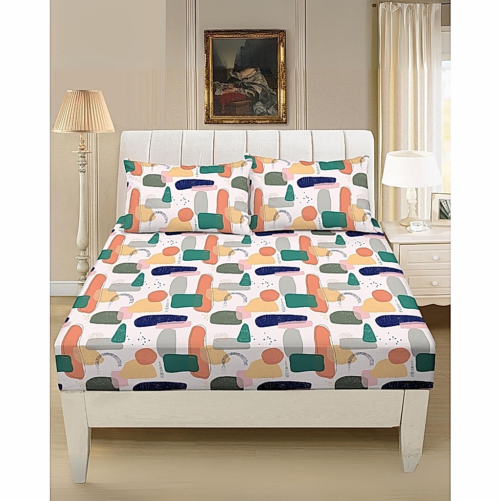 Mikro Saten Fitted Set Battal Boy 180x200 Desenli 