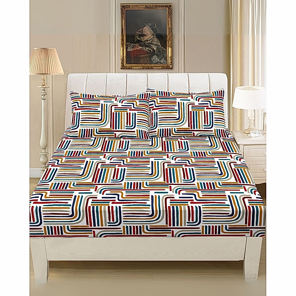 Mikro Saten Fitted Set Battal Boy 180x200 Desenli 