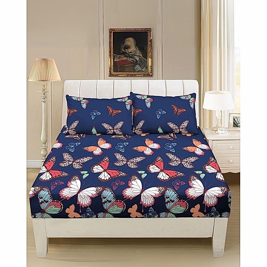 Mikro Saten Fitted Set Battal Boy 180x200 Desenli 