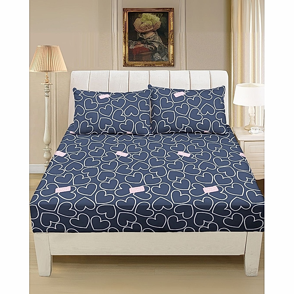 Mikro Saten Fitted Set Battal Boy 180x200 Desenli 