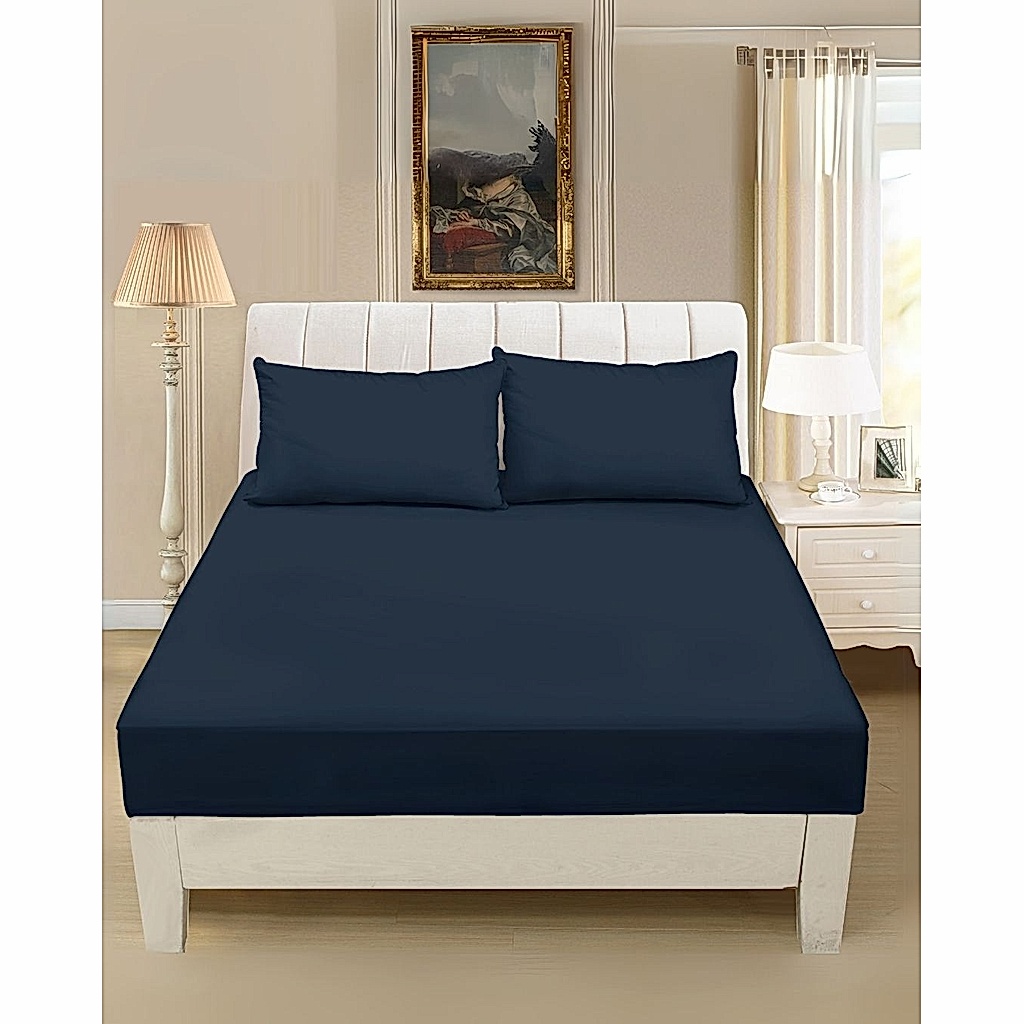 Mikro Saten Fitted Set Tek Kişilik 105x200 Düz Renk 