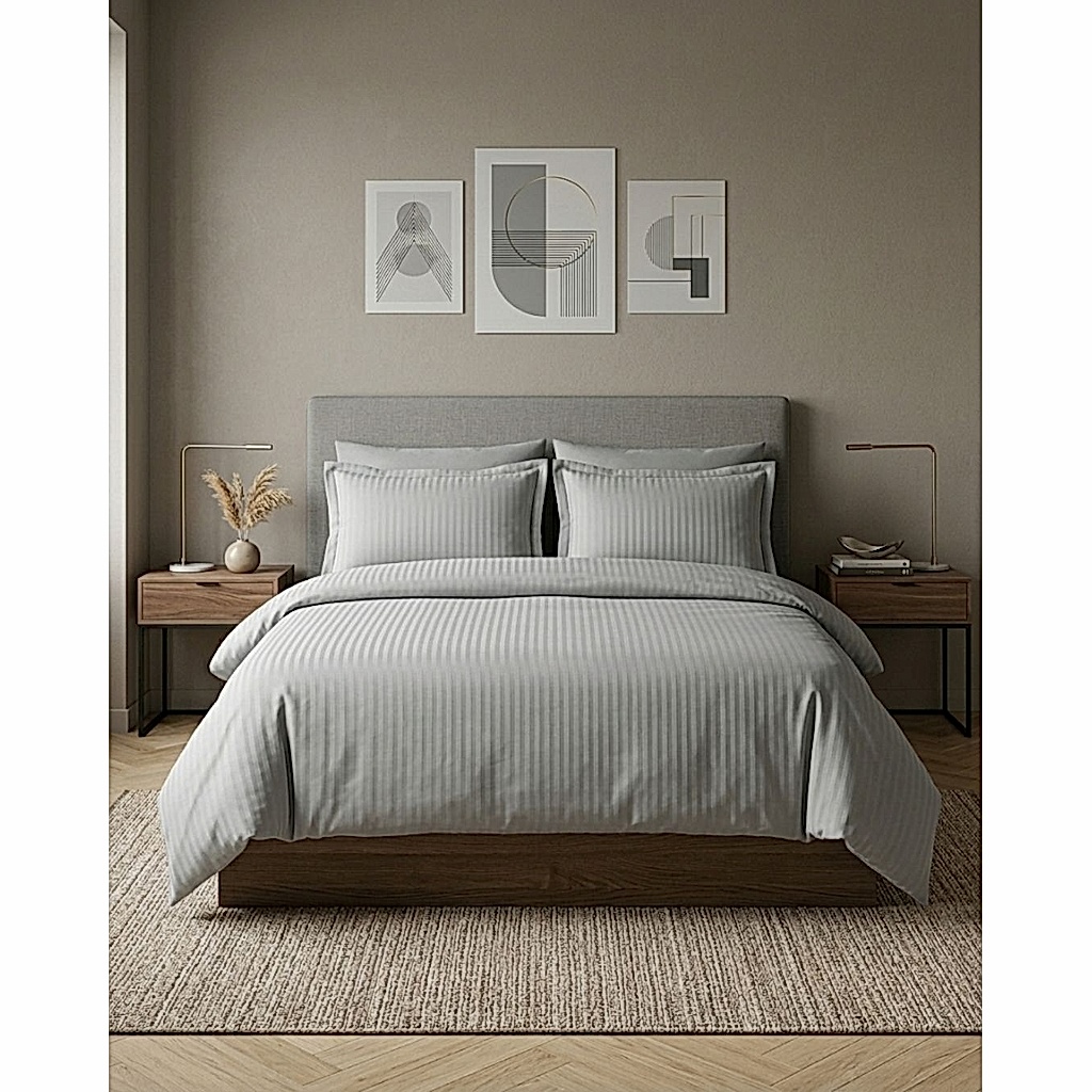 Orkide Delux Bambu Saten Nevresim Takımı 1.5 Kişilik 125x200