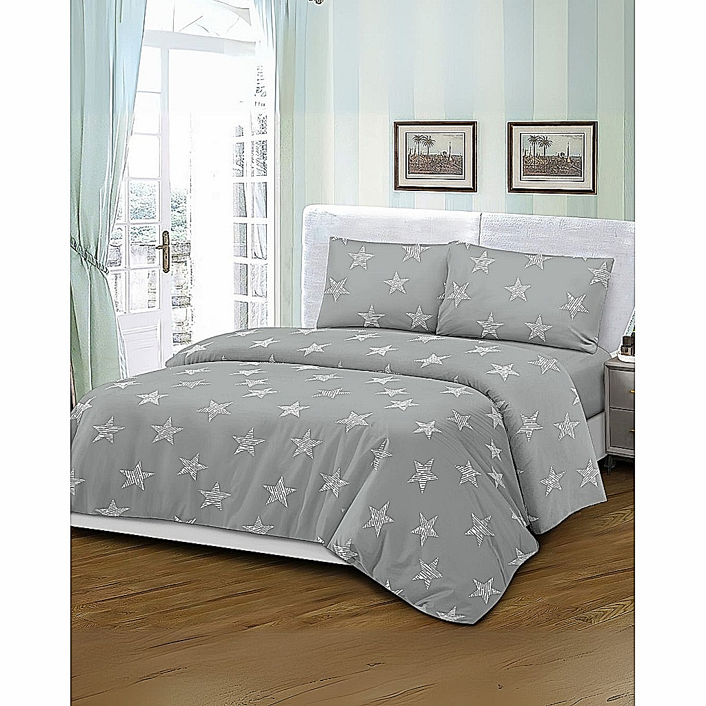 Mikro Saten Nevresim Takımı Battal Boy 180x200 Desenli