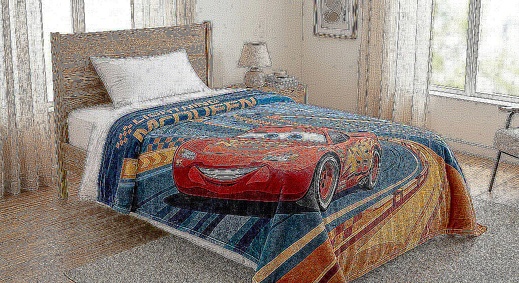 Orkide Welsoft  Şimşek McQueen Battaniye 180x220 CM
