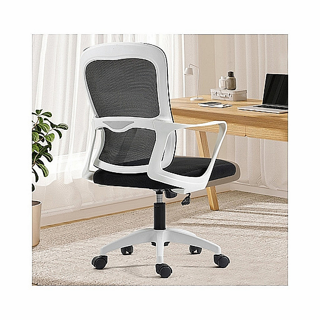 YT-806 Başlıksız Beyaz Ofis Koltuğu
