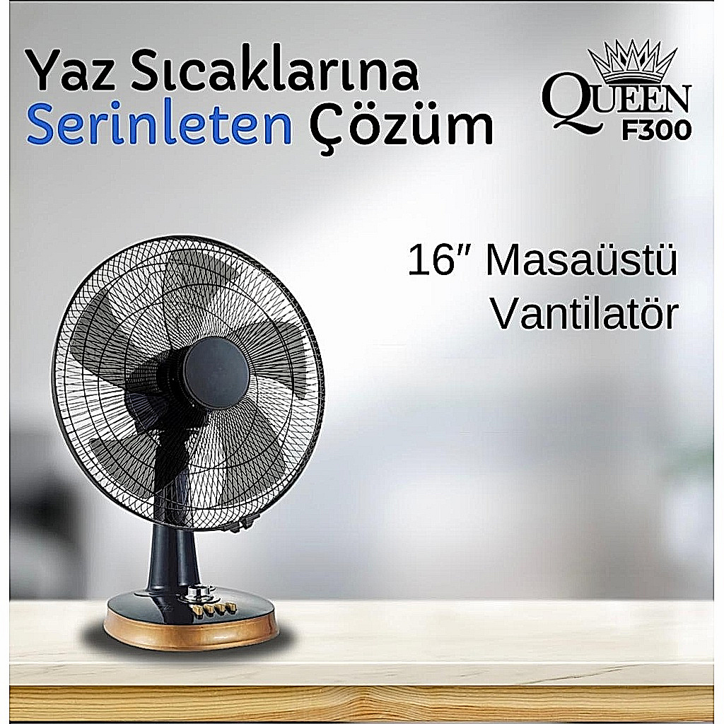 16'' QUEEN F400 MASA VANTILATORU