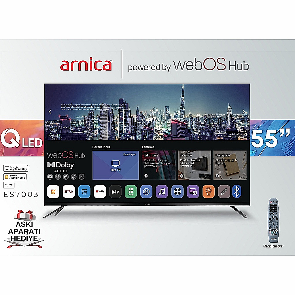 ARNICA ES7003 55'' QLED WEBOS TV