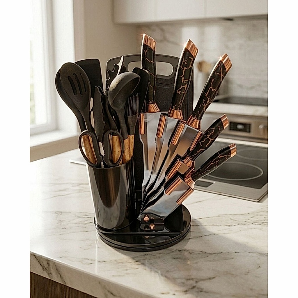 ETM DESENLI KITCHENWARE SET